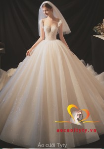Váy cưới công chúa sang trọng
